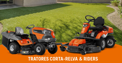 Trator Corta Relva: Potência & Conforto sob quatro rodas