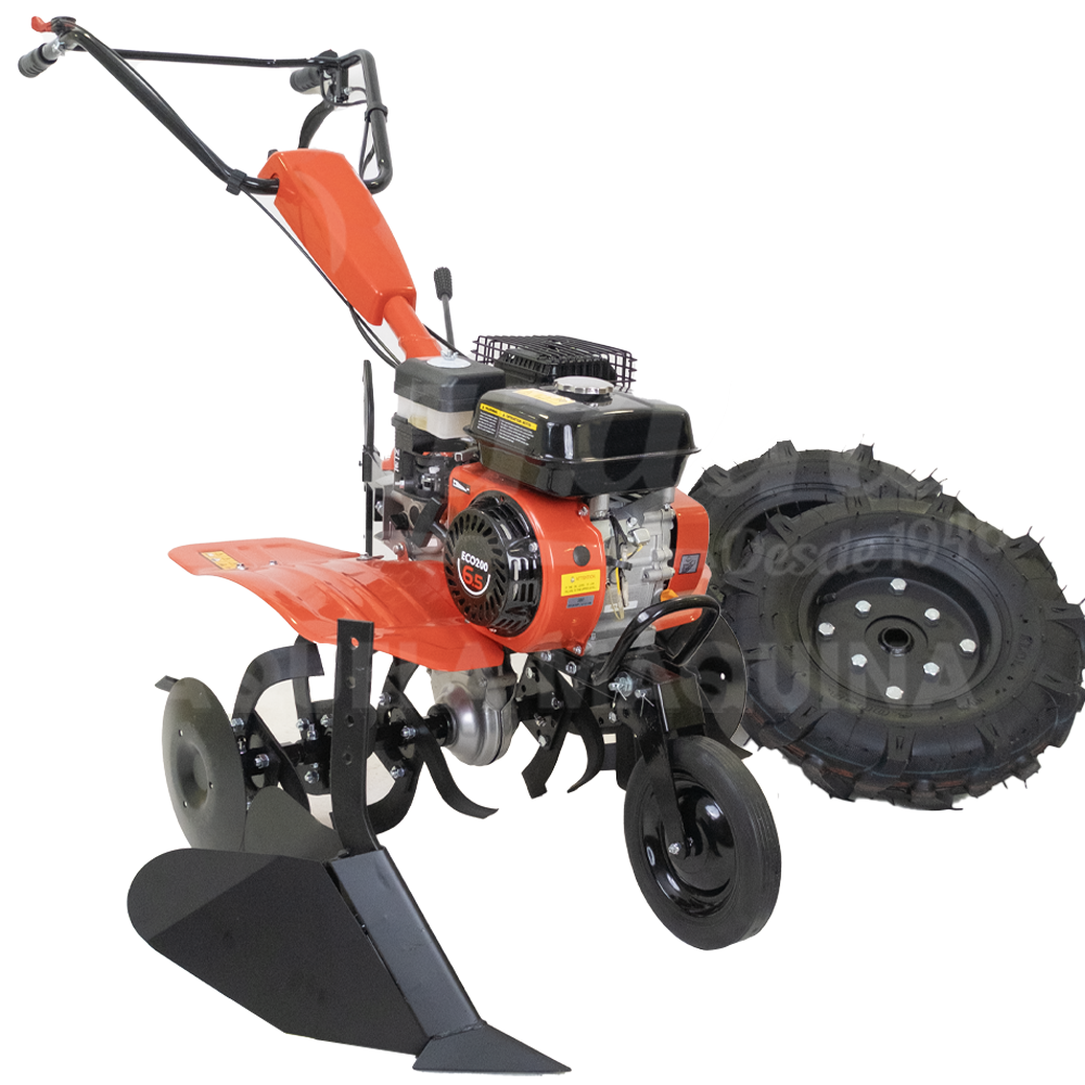 Motoenxada TM-500G2R 6,5 HP c/Rodas e Abre Regos