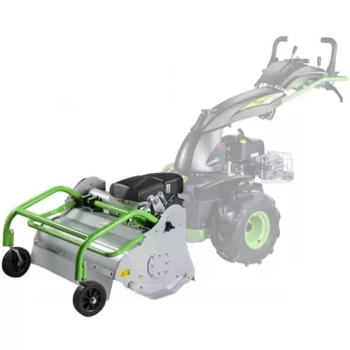 Hammer brush cutter attachment for Eurosystems P130 machine.