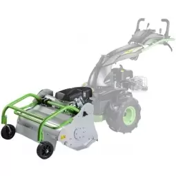 Hammer brush cutter attachment for Eurosystems P130 machine.
