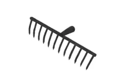 Ancinho Lavoura Verdugo de 12Dentes Redondos 120X335mm