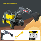 Escavadora Volvo Donker’s Kids Bateria 12V