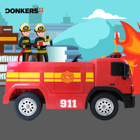 Camião de Bombeiros Donker’s Kids Bateria 12V