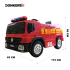 Camião de Bombeiros Donker’s Kids Bateria 12V