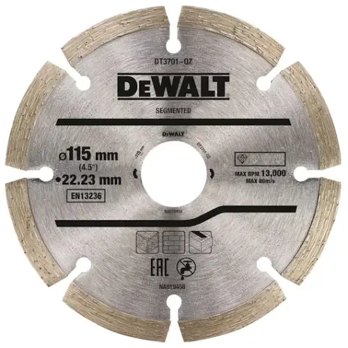 Disco Diamantado Segmentado 115mm  DT3701-QZ