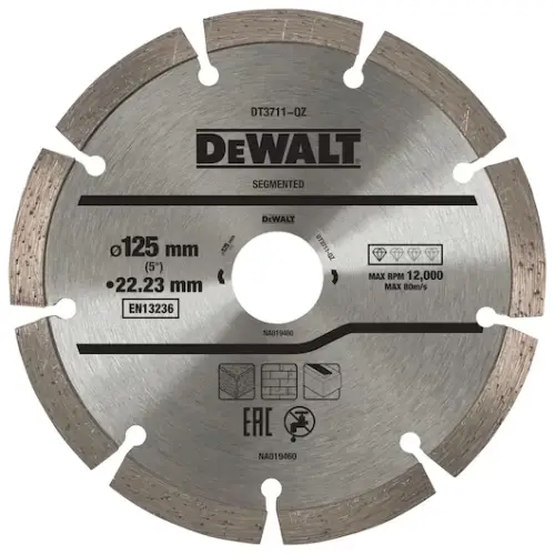Disco Diamantado Segmentado 125 mm DT3711-QZ