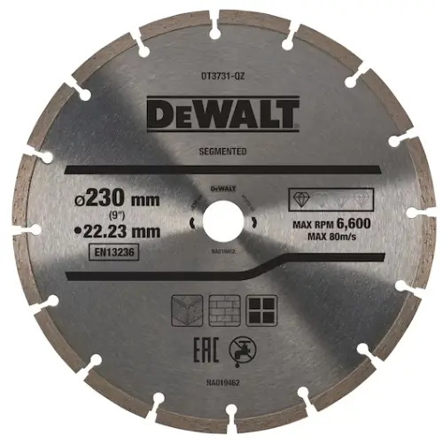 Disco Diamantado Segmentado 230 mm DT3731-QZ