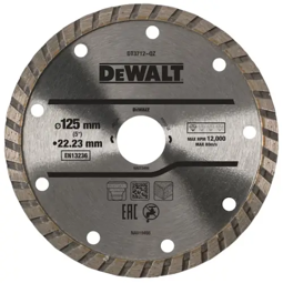 Disco de Corte de Diamante Turbo 125mm DT3712-QZ