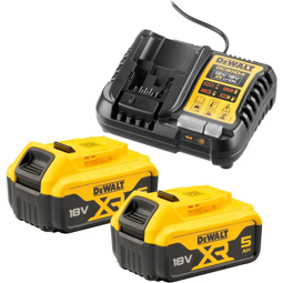 KIT DeWALT - 2 Baterias XR 18V + Carregador DCB1104P2-QW