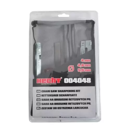 HECHT 004048 Chain Sharpening Kit – 4 mm, 4.8 mm, 5.5 mm