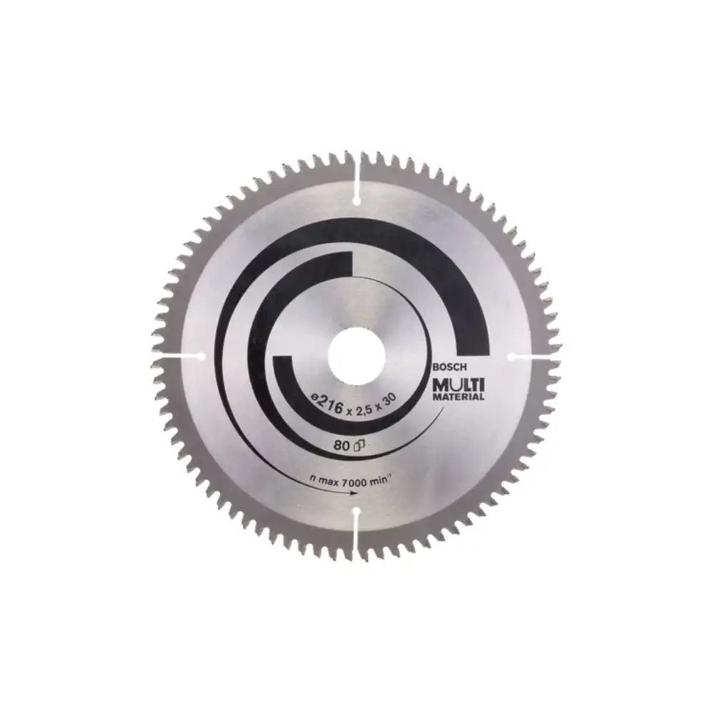 Disco para Serra Circular BOSCH 216x30mm  80 Dentes