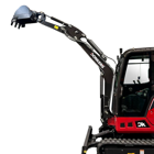 Mini Giratória DK28 Kubota com A.C.