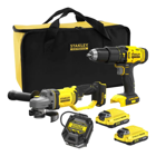 Berbequim C/Percussão + Rebarbadora STANLEY® FATMAX® SFMCK471D2S-QW