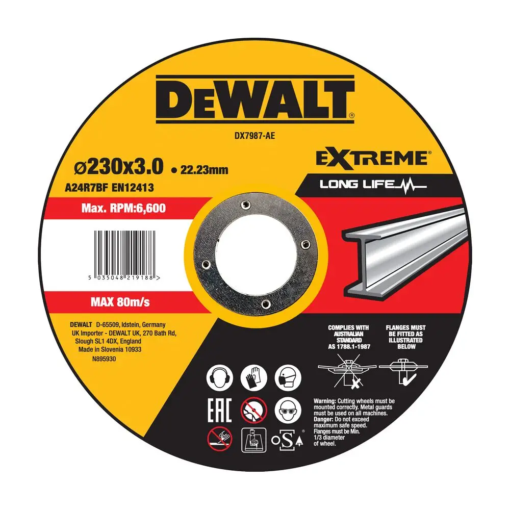 Disco de Corte 230 mm EXTREME® DEWALT® DX7987-AE