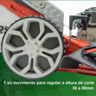 Corta Relva Gasolina Donker’s CR46 B&S c/ Tração