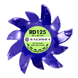 Fresa RD-125 40x40 mm Macroza