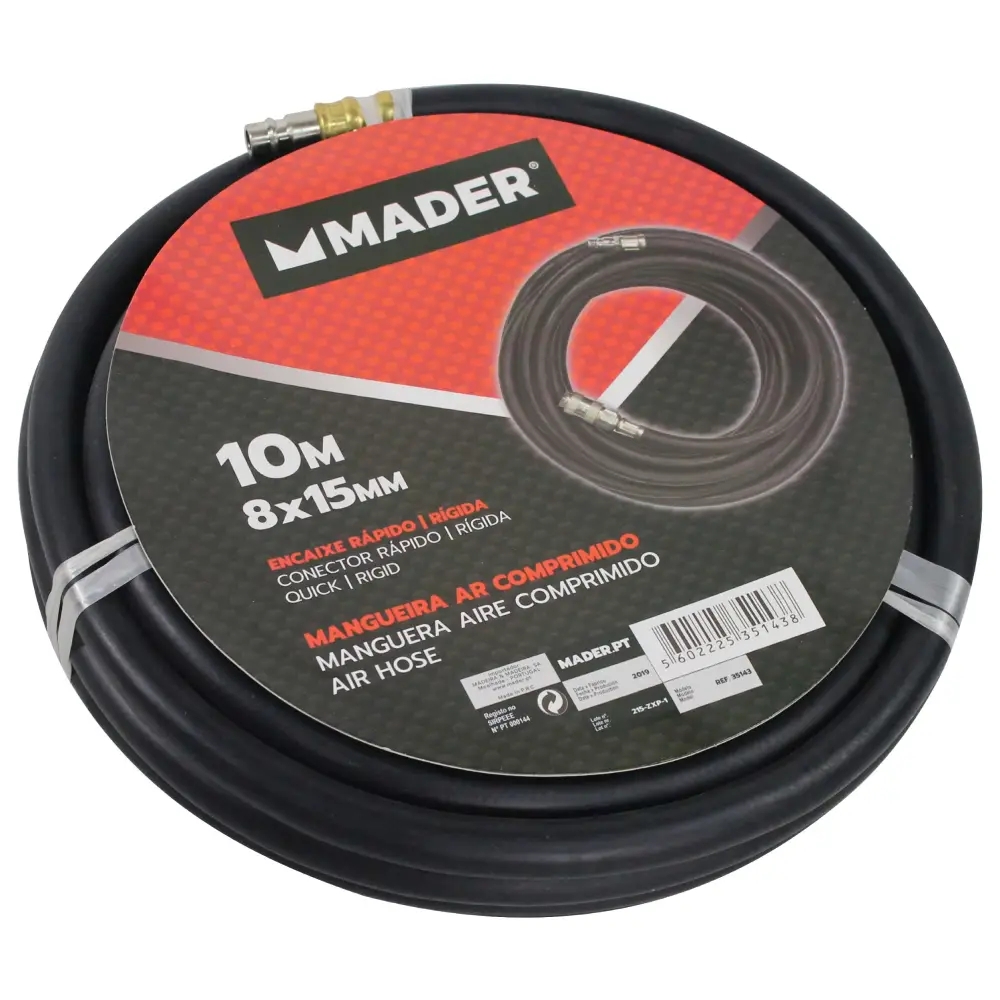 Mangueira de ar comprimido rígida MADER 10M