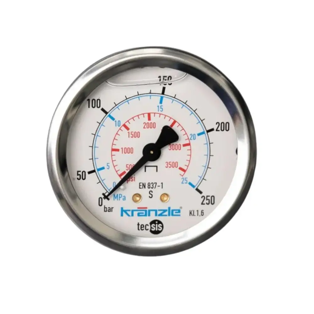 Manómetro Pressão KRANZLE 0-250BAR 63mm