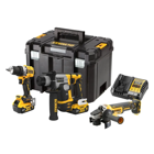 Berbequim 90 Nm + Martelo 1.4 J + Rebarbadora 125 MM + 2 Baterias  + Mala + Carregador DEWALT 