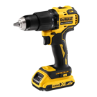 KIT DEWALT - Berbequim S/Escovas + Chave de Impacto + 2 Baterias 2 Ah XR + Carregador 