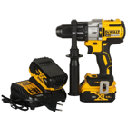 Berbequim Percussão XR XRP 18 V + 2 Baterias de 5 AH DEWALT DCD996P2-QW