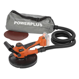Kit lijadora de pared PowerPlus + batería de 20 V 2 Ah + cargador