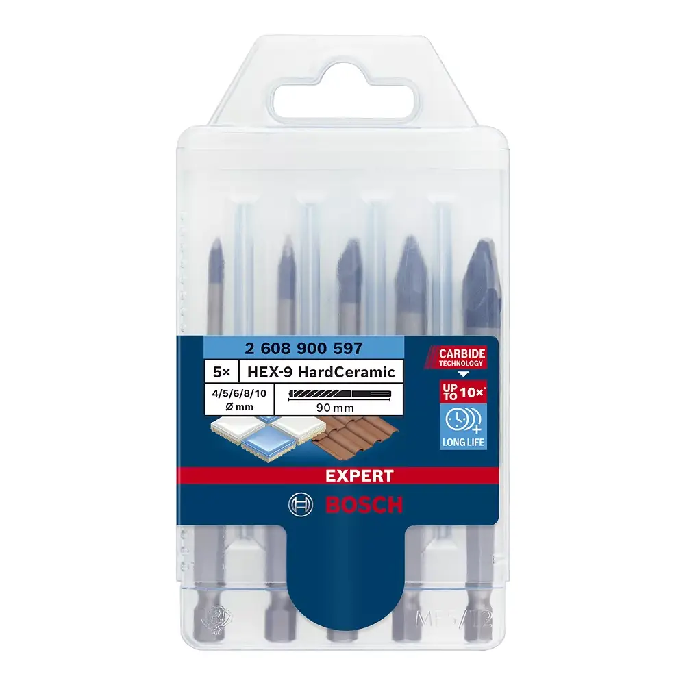 Brocas Bosch Expert HEX-9 Hard Ceramic 