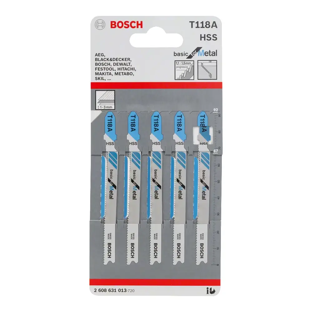 Lâmina p/Serra vertical T118A Basic for Metal