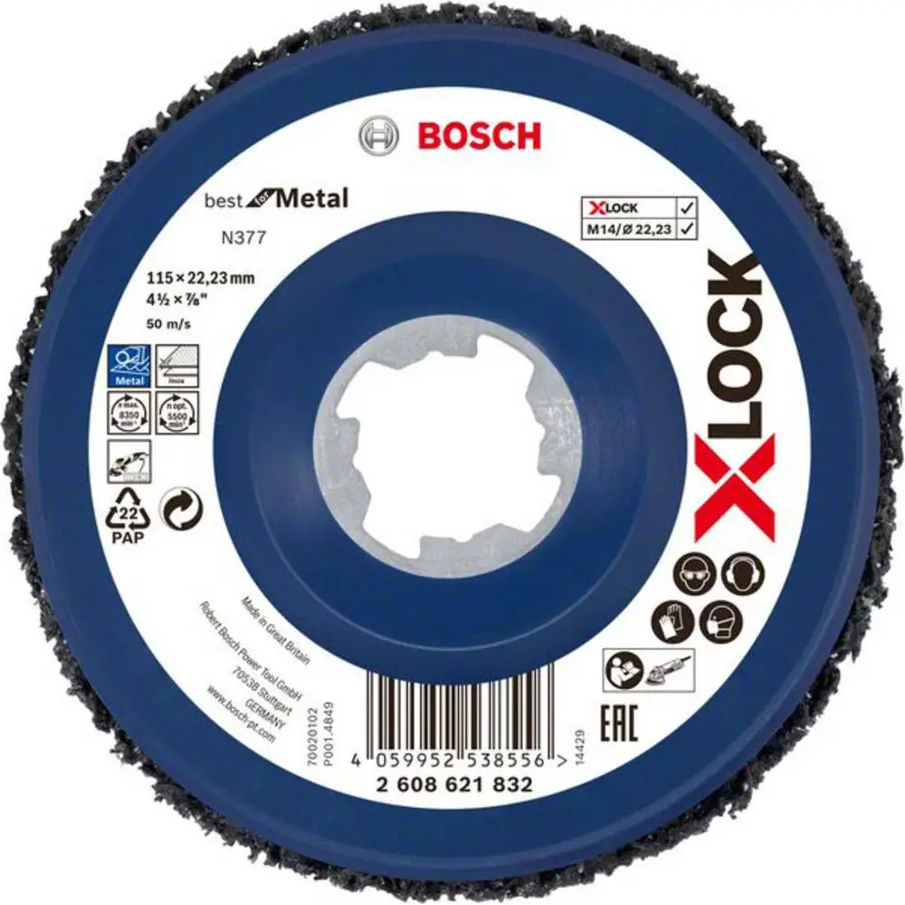 Disco de Limpeza 115mm Bosch X-LOCK N377