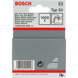 Agrafo de Arame Fino Bosch Tipo 53 4x4x0.74x6 mm