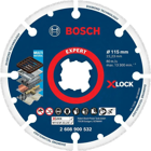 Disco de corte de metal X-Lock Expert de 115 mm