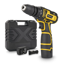 Taladro inalámbrico PowerPlus de 12 V + batería de 1,5 Ah + cargador