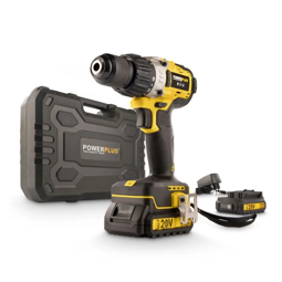 Atornillador de impacto PowerPlus + 2 baterías de 20 V + cargador
