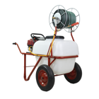 4-stroke cart sprayer, 12 bar, 100L capacity.