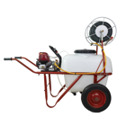 4-stroke cart sprayer, 12 bar, 100L capacity.
