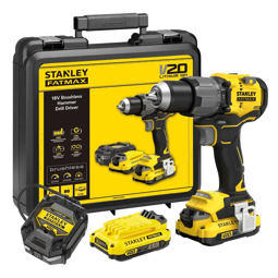 Taladro percutor Stanley V20 18 V 2 x 2 Ah