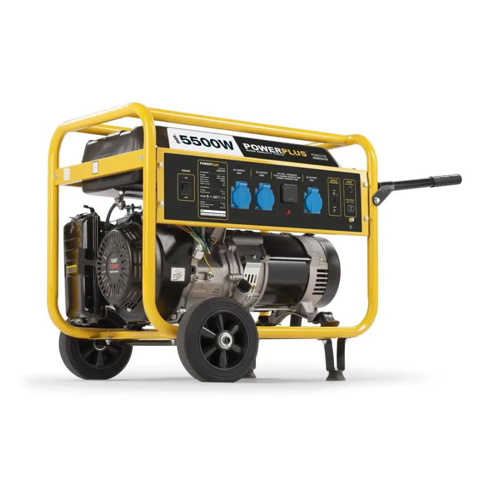 Gerador a Gasolina AVR 5500W 230V Powerplus