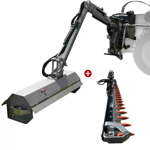 HMS 80 Tractor-Mounted Hedge Cutter and Shredder