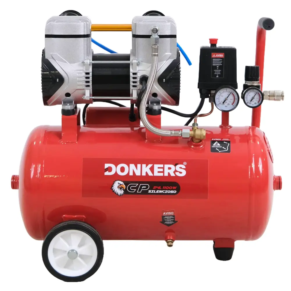 Compressor Silencioso Donker´s 24L 8BAR 1100W