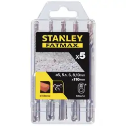 Stanley SDS-PLUS 5-10MM Drill Bit Set (5 Pieces)