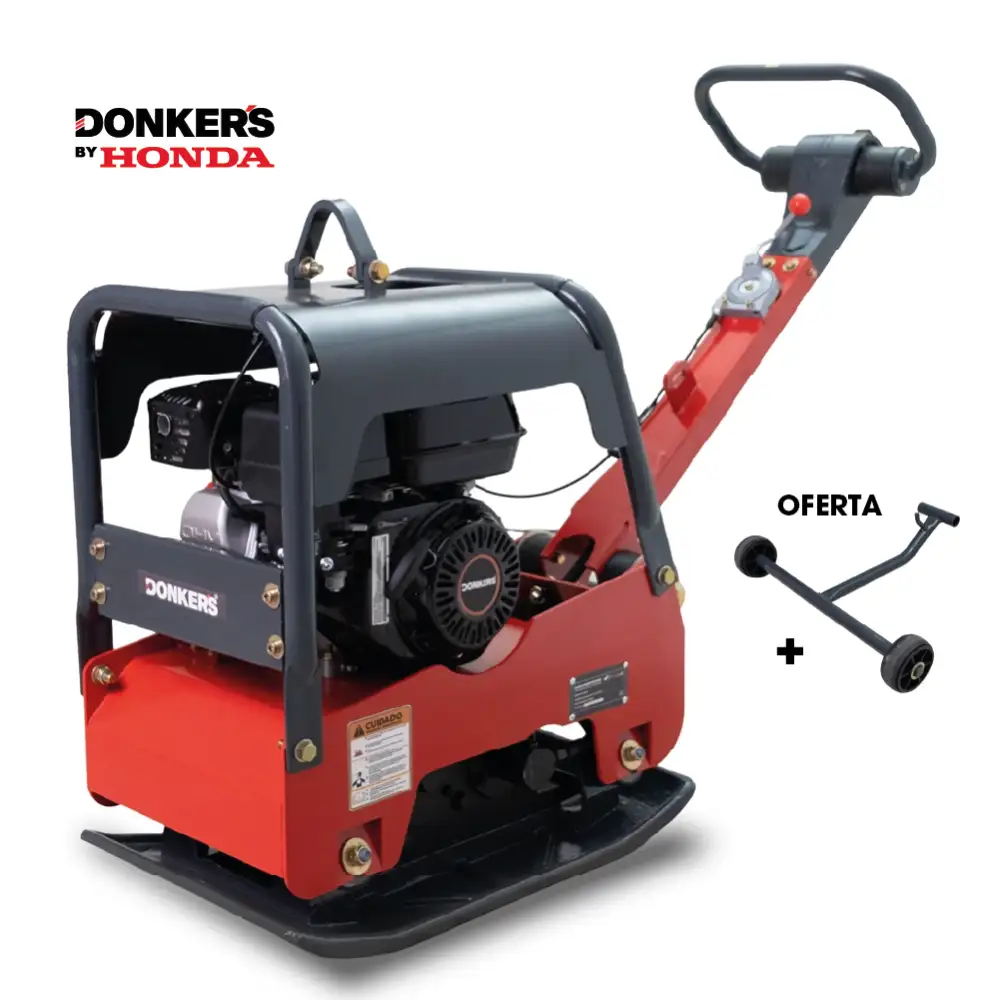 Compactador de placa reversible Donker 25000 N para Honda PC 150H