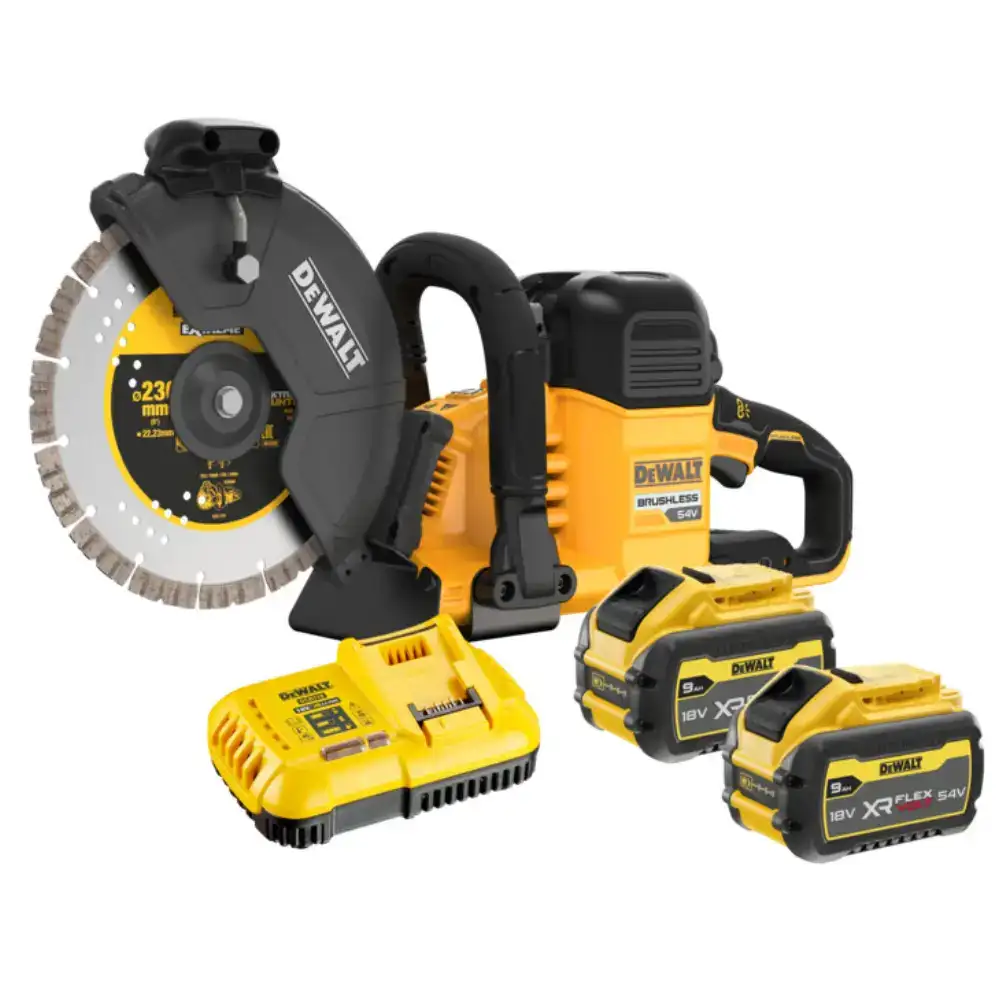 Cortadora de Betão S/Escovas 54V Dewalt + 2 Baterias