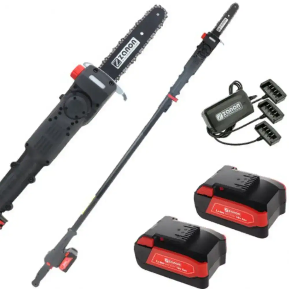 Podadora telescópica inalámbrica Zanon ZP190LP + 2 baterías de 5 Ah