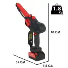 Podadora inalámbrica Zanon ZP185 de 18 V + 2 baterías de 5 Ah