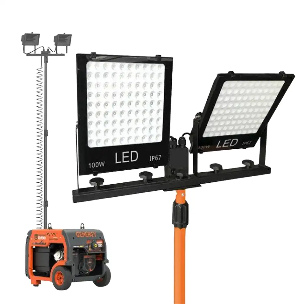 Torre de Iluminação LED 100 W p/Geradores Genergy Premium