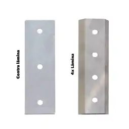 Kit of 4 Blades with Counter Blade for Donker's BT62RS Shredder