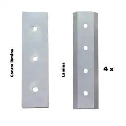 Kit of 4 Blades with Counter Blade for Donker's BT42S/BT42RS Shredder