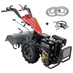 Donker's 10D Diesel Yarmax A.E. Tiller with Rotary Tiller and Disc Brake