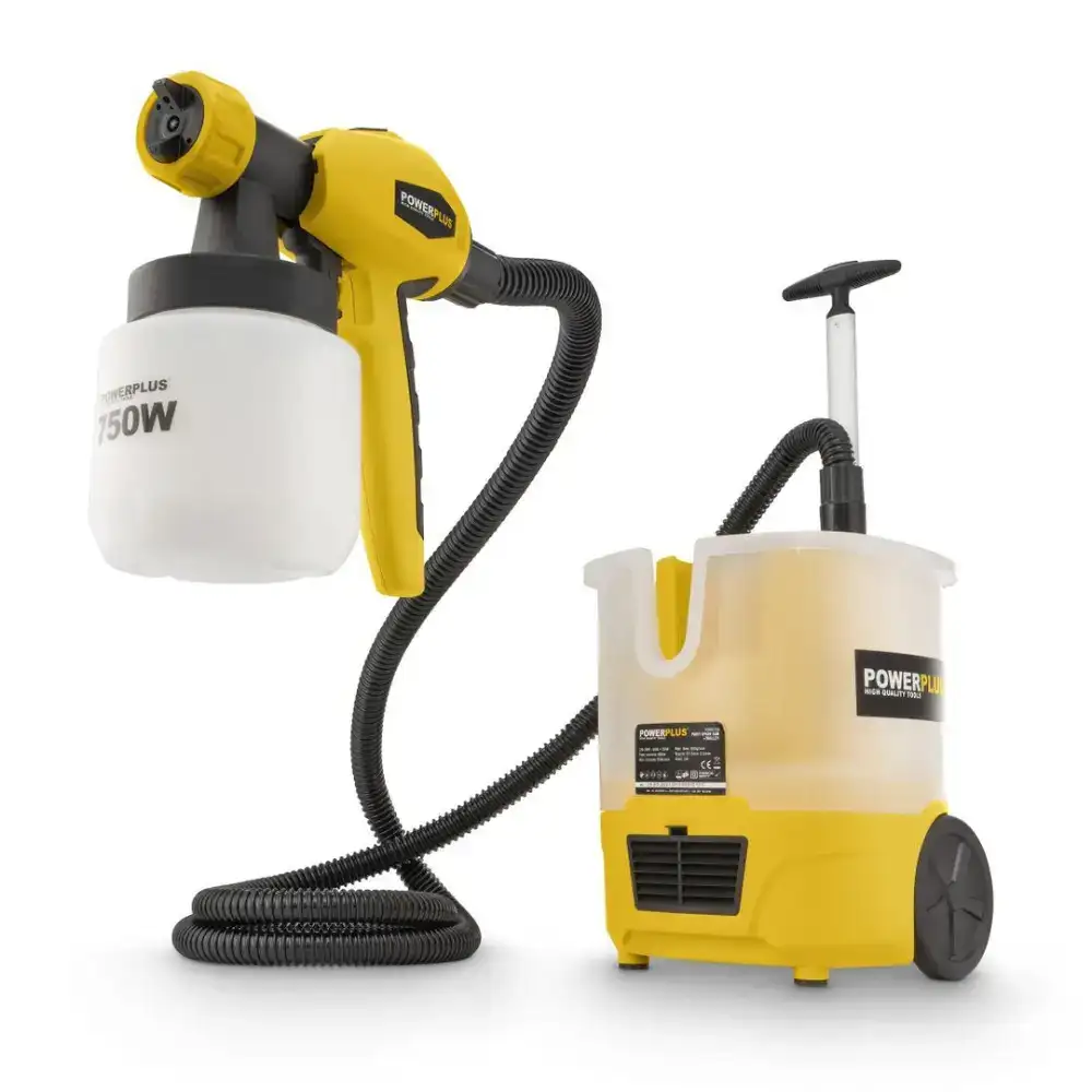 Pistola de Pintura PowerPlus 750W c/trolley