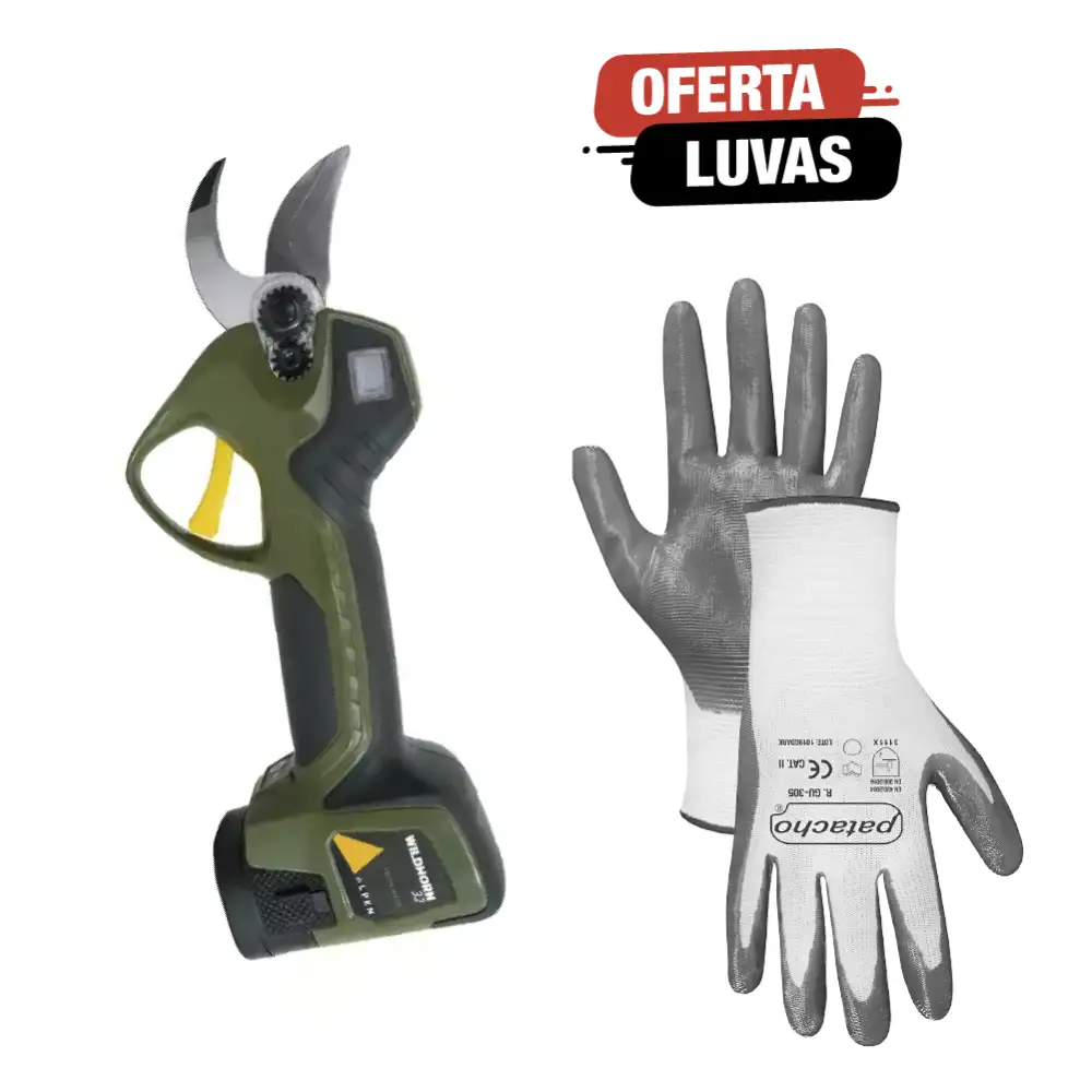Tijeras de podar de 32 mm con alimentación a batería